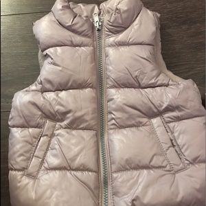 Girls mauve 12-18 months puffer vest